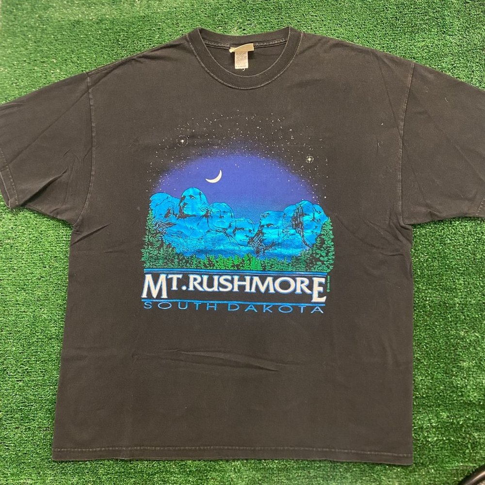 Vintage 90s Mount Rushmore T-Shirt South Dakota Western Monument USA Grunge